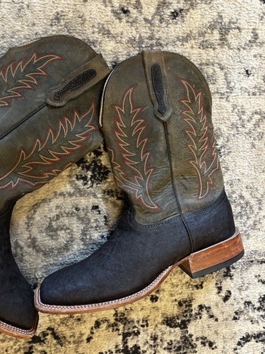 Fenoglio Nikotinbraun Exotisch Herren Größe 11,5 D Cowboystiefel - Bild 5 von 14