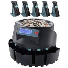VEVOR USD Coin Counter & Coin Sorters with LCD Display,Coin Sorter Machine for U