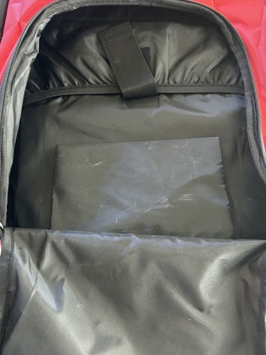 Memorial Hermann Iron Man Texas Triathlon Black/Red/Yellow Backpack New 20”X 14” - Picture 5 of 5