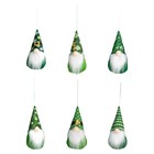 6 stücke St. Patrick Tag Dekore Gnome Puppe St. Patrick's Day Hanging