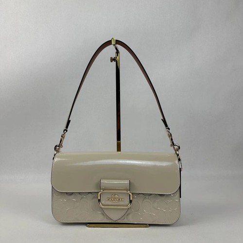 Borsa a tracolla Coach CT856 Morgan in pelle firmata - Foto 5 di 14