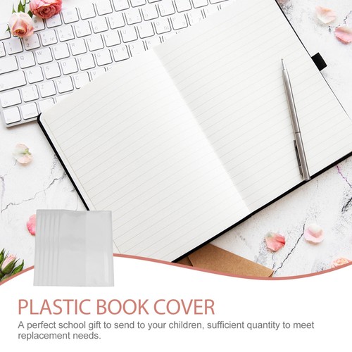 Protector de libro de texto de cubierta suave para libros de plástico 20 piezas - Imagen 9 de 12