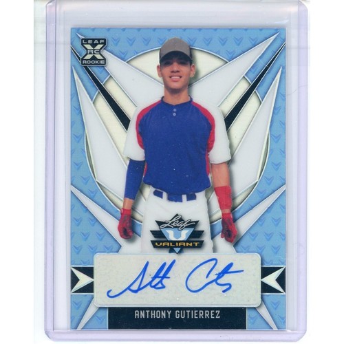 Leaf Valiant Anthony Gutiérrez 2021 azul automático radiocontrol Texas Rangers/35 - Imagen 1 de 2