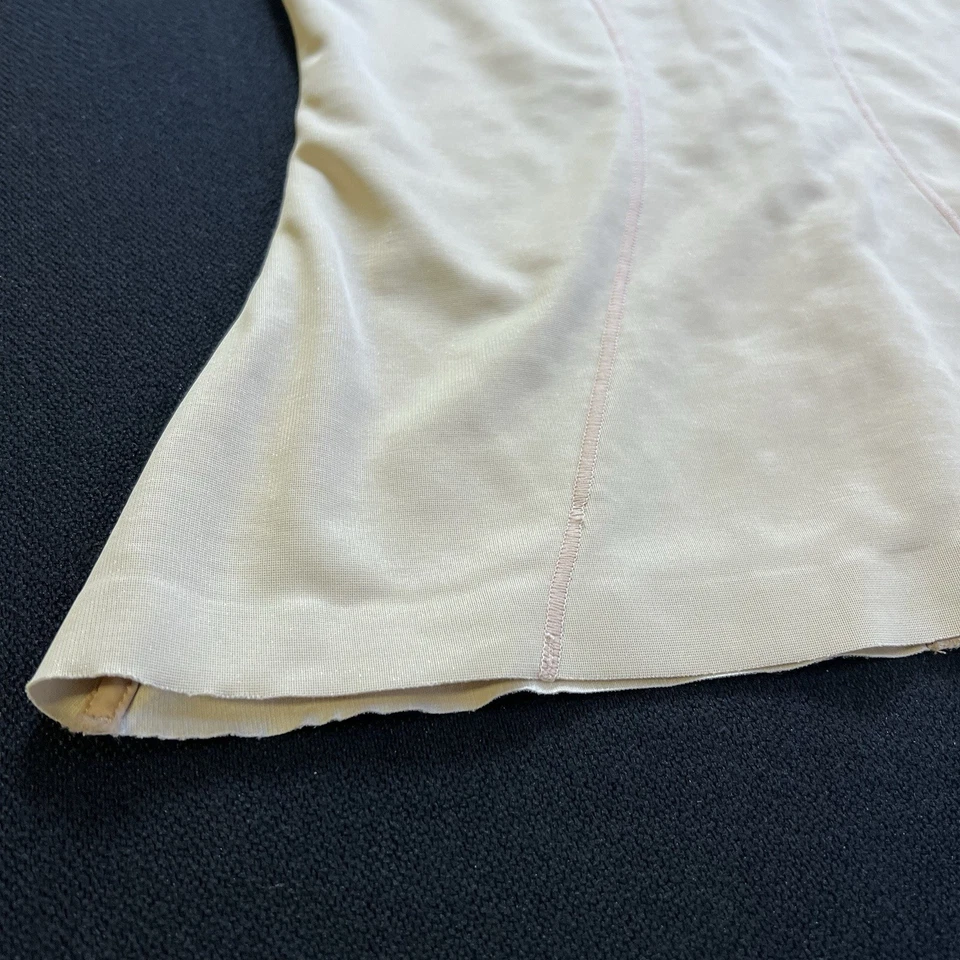 Flexees Hook Back Shapewear Cami Nude Slimming Body Shaper Size L 8 10 W Bones - Image 3 of 4