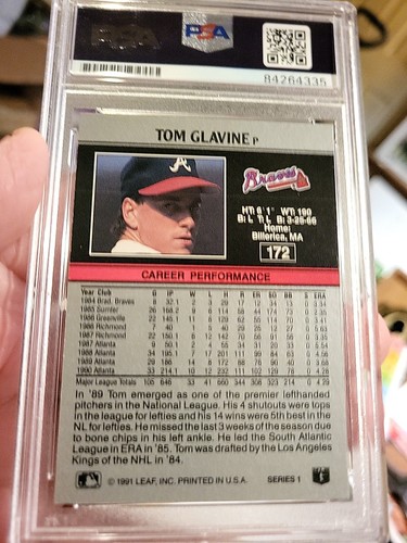 Tom Glavine Authentic Autograph 1991 - Bild 5 von 5