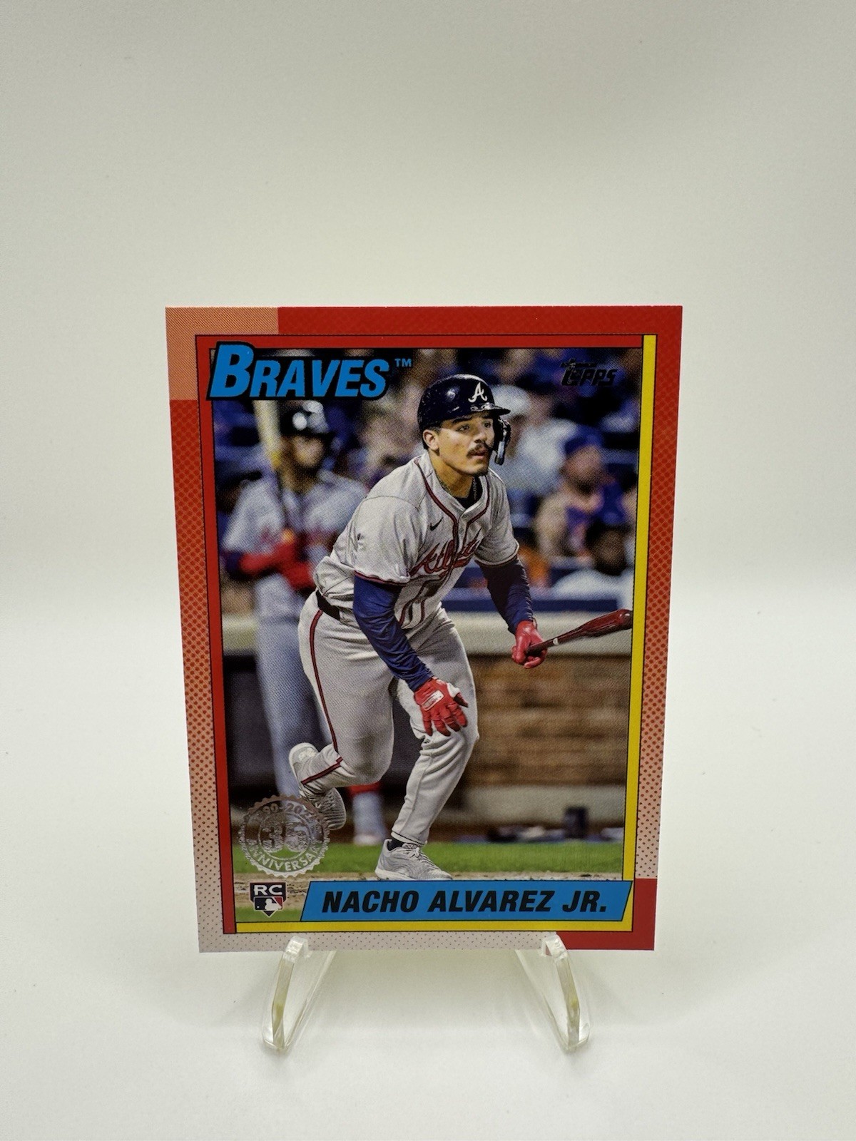 2025 Topps Nacho Alvarez Jr. 1990 35th Anniversary RC #T90-79 Atlanta Braves