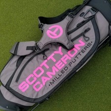 SCOTTY CAMERON CIRCLE T PINK & CHARCOAL STAND BAG GALLERY ONLY