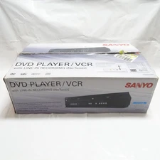 Sanyo FWDV225F DVD VCR Combo Player New In Open Box NO REMOTE