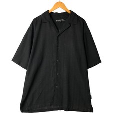 Used SYLLABLES open collar short sleeve shirt men's size XL