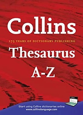Collins Thesaurus A-Z Hardcover Harper Collins Publishers