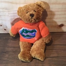 Plushland 2000 March of Dimes Florida Gators Bean Bag Bear w/ Sweater Vintage