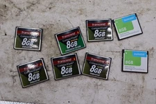 8x 8gb industrial flashcards. (2x swissbit) 6 are transcend