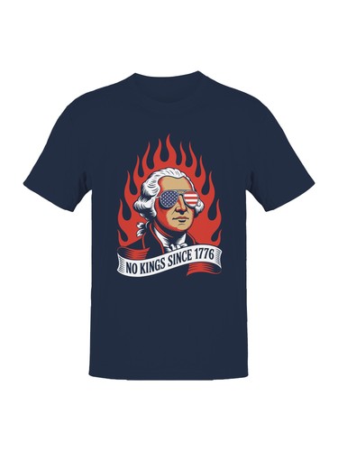 Patriotic Revolution Tribute Design Men's T-shirt - Bild 1 von 9