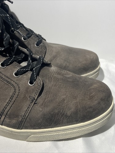 Harley-Davidson Bateman 5" Riding Boot Shoe 12 W D93725 Metal Gray Men High Top - Picture 5 of 14