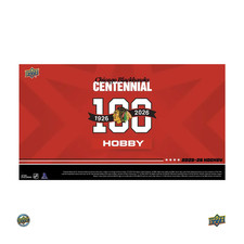 2025-26 Upper Deck Chicago Blackhawks Centennial Hockey Hobby Box (Pre Order)