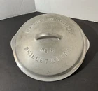 Vintage Wagner Drip Drop Skillet Cover Aluminum Lid No. 8 C-508 Silver #1