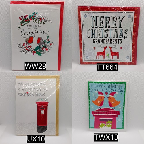 Grandparents Christmas Cards Choice of 53 Designs xmas greetings Grandma Grandad - Picture 13 of 122