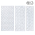  Adhesive Bumper Pads Clear Protector Silicone Bumpers Sliders for Cabinets