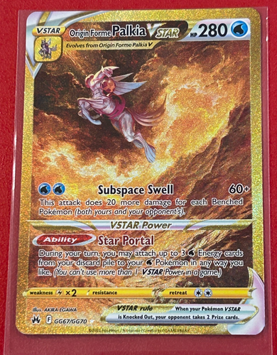 Origin Forme Palkia VSTAR (Secret) GG67/GG70 Crown Zenith: Galarian Gallery Holo - Picture 3 of 12