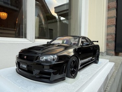 1:18 Nissan Skyline Nismo R34 GT-R Z-Tune 2005 Black Pearl Autoart 77463