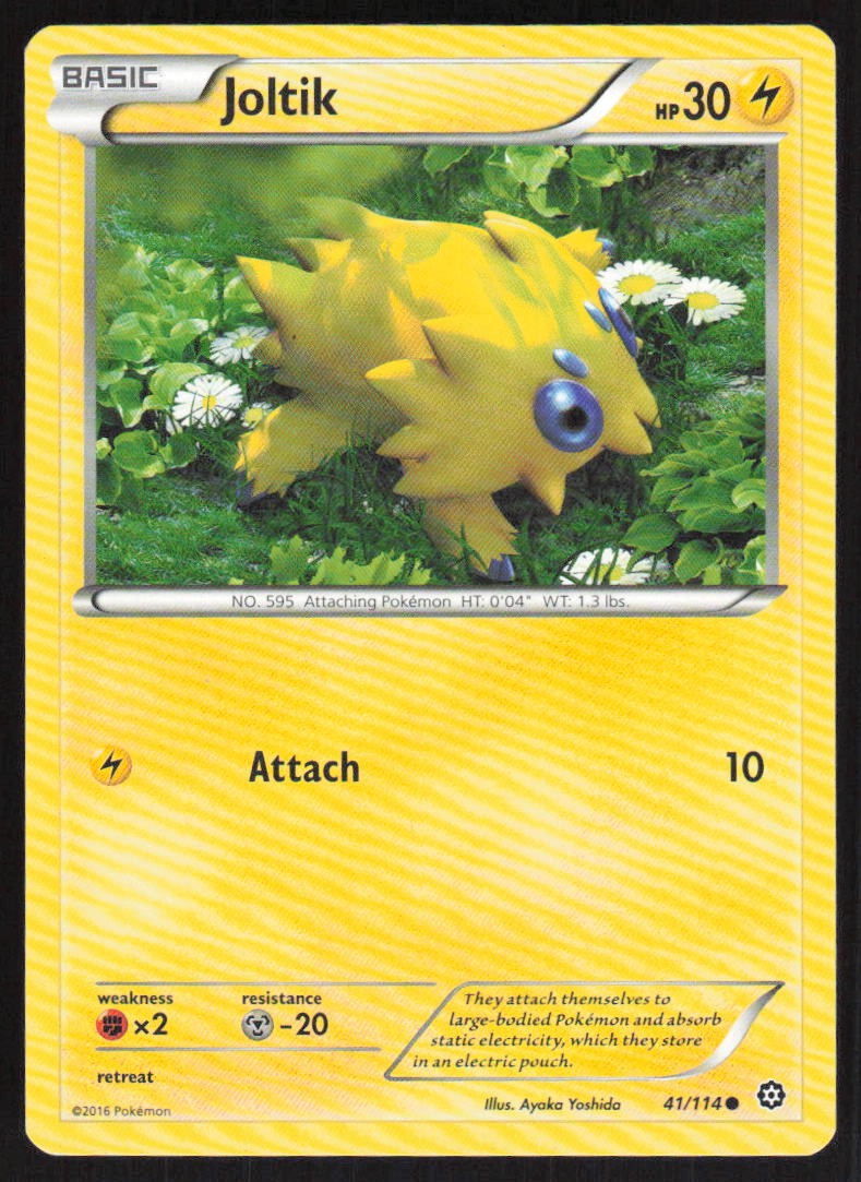 Joltik 41/114 LP XY - Steam Siege Pokemon Card