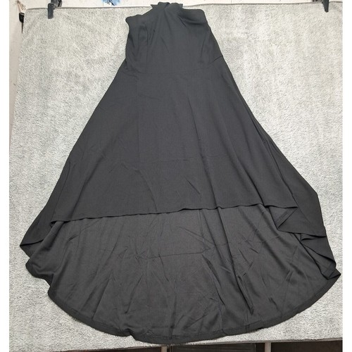 New DRESSTELLS Womens Sz Large Cocktail Formal Dress Wedding Halter High Low - Picture 5 of 18