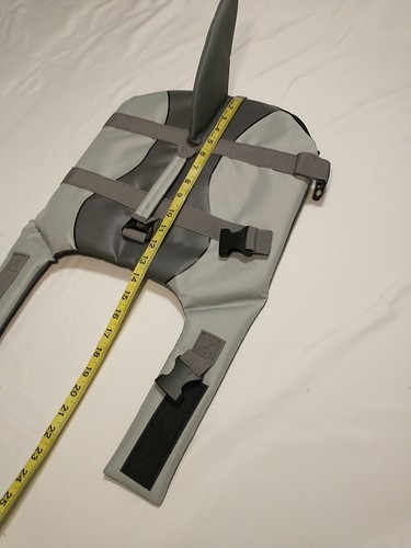 Dog Swim Vest Shark sz. L ,Shark Dog Life Jacket Swim Vest Safety Flotation Coat - Picture 7 of 10