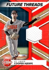 2022 Panini Elite Extra Edition Cooper Hjerpe #FT-CH Future Threads Orange 24N