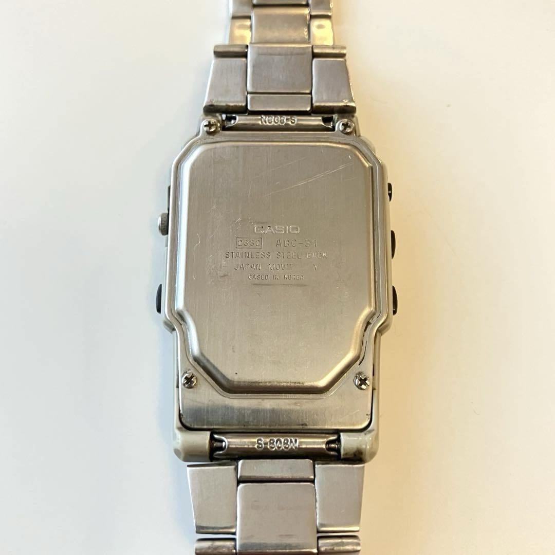 CASIO カシオ データバンク ABC-31 アナデジレア CASIO カシオ データバンク ABC-31 アナデジレア - メルカリ