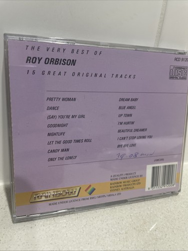 Roy Orbison 15 Great Original Tracks CD - RARE - Fast Post - Picture 5 of 5