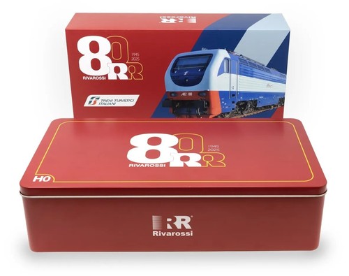 Rivarossi FS E.402B "Treni Turistici Italiani" locomotive 80th Anniversary blue - Picture 3 of 5