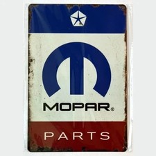 Mps- Mopar Parts Tin Sign 8 X 12 Mps- Mopar Parts Tin Sign 8 X 12
