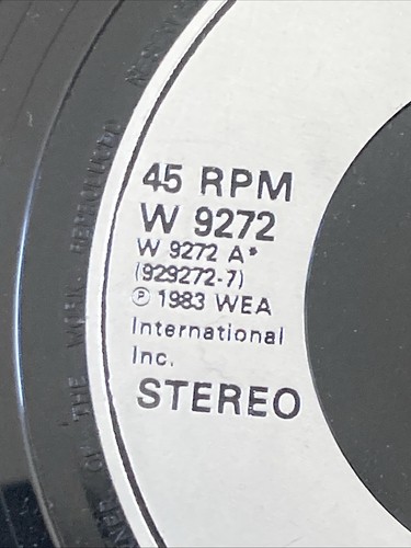 ZZ TOP Legs / Bad Girl 2 Track 7” Single In P/S B GIBBONS D HILL F BEARD W 9272 - Picture 3 of 18