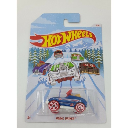 HOT WHEELS 2018 HOLIDAY HOT RODS SET 6 CAR HAPPY NEW YEAR 2019 Walmart Exclusive - Picture 7 of 8