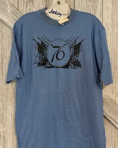 Vintage Unused 1976 American Bicentennial Souvenir Single Stitch T-Shirt Large - Bild 2 von 15