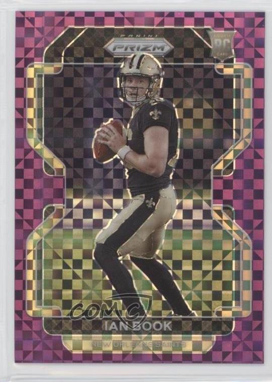 2021 Panini Prizm Rookie Purple Power Prizm /49 Ian Book #357 Rookie RC