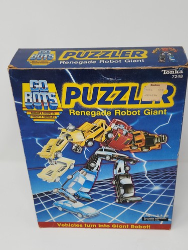 Tonka 1985 Go Bots Puzzler Renegade Robot Giant ALL 6 CARS IN BOX - Bild 2 von 19