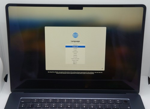 Apple MacBook Air 15,3" (M2, 512GB SSD, 16GB RAM) - Mitternacht (2023) OVP sehr guter Zustand - Bild 3 von 12