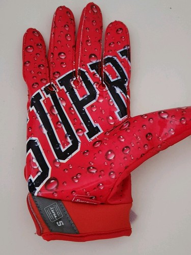 FW18 Supreme x Nike Vapor Jet 4.0 Fußball Handschuhe Gr. Small S schwarz Handschuh - Bild 6 von 9