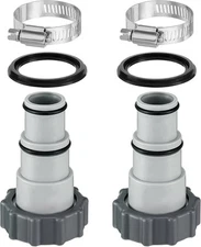 Pool Hose Adapter a - Conversion Connector for 1.5"&1.25" Hoses with Clamps Gask