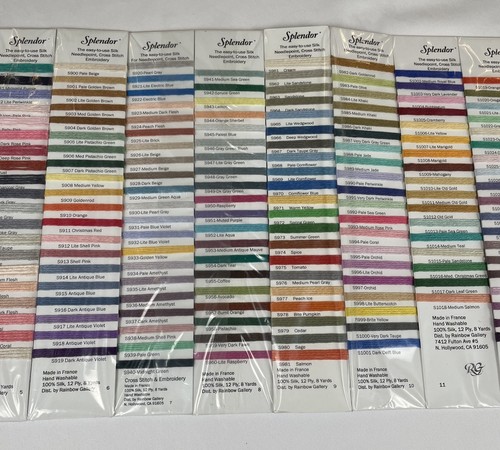 Rainbow Gallery Splendor Designer Collection Cards - Thread - Needlepoint NEW! - Picture 3 of 9