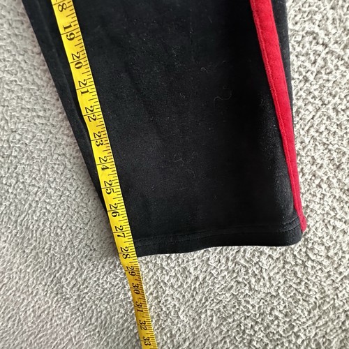 Conjunto de chaqueta y pantalón Sport Savvy de 2 piezas de terciopelo negro rojo a rayas mediano - Imagen 13 de 13