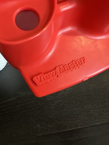 Vintage View Master 3D Viewer Red Classic Toy Slide Viewer Orange Handle USA - Picture 5 of 7
