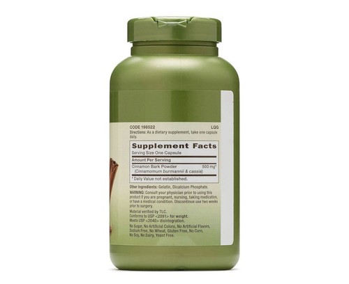 gnc cinnamon 100 capsules - Picture 2 of 2