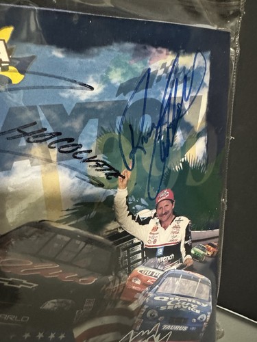 Dale Earnhardt SIGNED 41st Daytona 500 Official Collector Program Pack w/ Auto - Picture 12 of 15