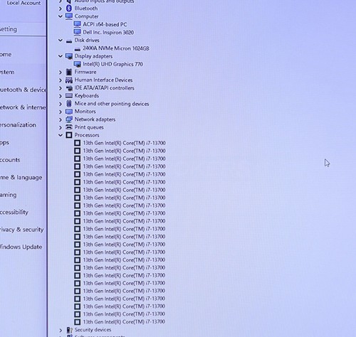 Dell Inspiron 3020 Core i7-13700 2.1GHz 16GB 1TB W11H - Picture 2 of 23