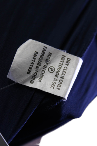 Ramy Brook Womens Long Sleeves Key Hole Neck Blouse Navy Blue Size Small - Bild 5 von 6