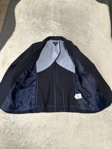 Crew cuts Thompson Blazer Navy Size 8 Boys Formal Wedding Summer Classic Jacket - Picture 8 of 9