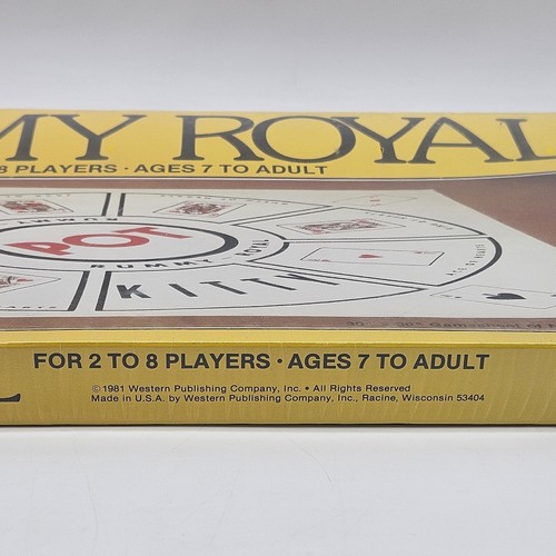 Rummy Royal 30" X 30" Gamesheet Board Game 1981 Whitman 2 to 8 Players - Picture 11 of 11