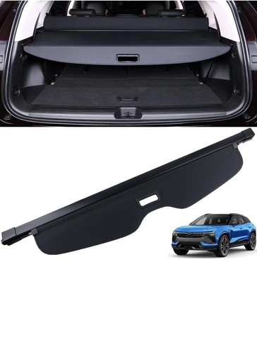 Cargo Cover Compatible with Chevy Blazer EV 2024 2025 Retractable, Black - Picture 1 of 7